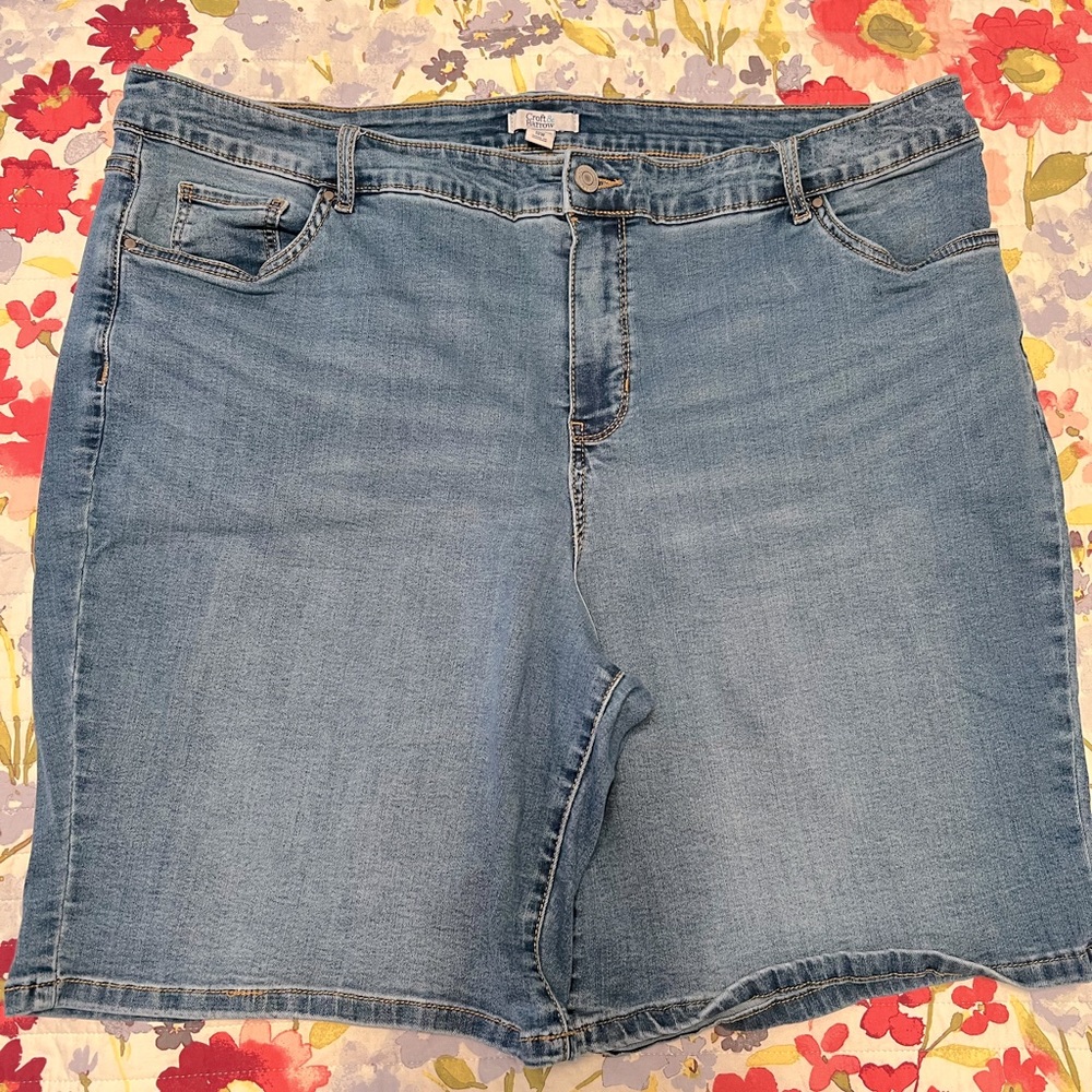 Croft & Barrow denim shorts